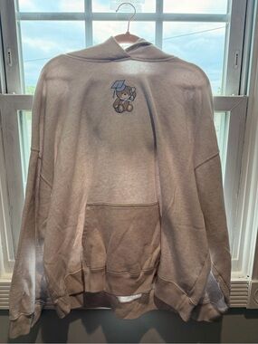 Hollister Light Gray Fleece-Lined Hoodie